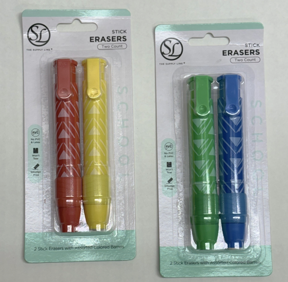 Eraser Sticks 2ct.