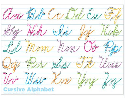 PosterMats 9.5 x 13" Cursive