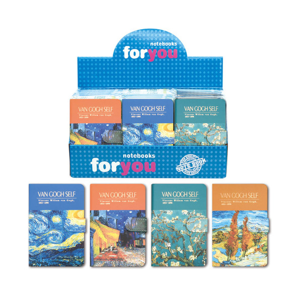 Notebooks for You-Van Gogh Self 3.5  x 5.5" 224 Pages