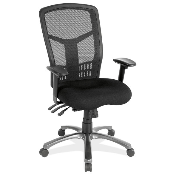 Chair OS Operational with Adjustable Arms, Multi-Function, High Back with Seat Slider Model CoolMesh