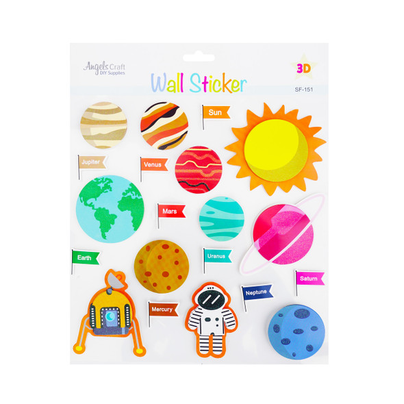 Stickers-Wall Decoration Solar Planet
