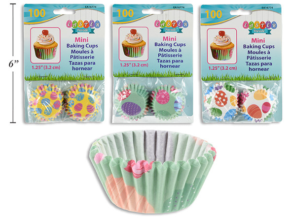 Baking Cups-Mini 1.25in 100Pk (MOQ: 6)