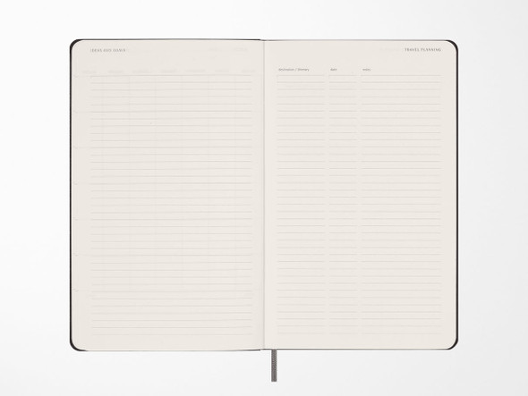 Planner-Undated 12-Month Weekly & Monthly Format