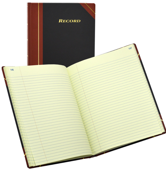 Record Ledger Book 8.25"x10.75 300 Pages