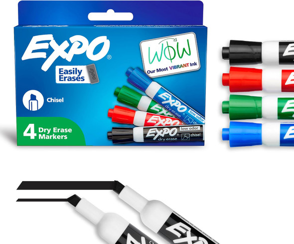 Markers EXPO-Assorted Colors 4ct. (12/48)