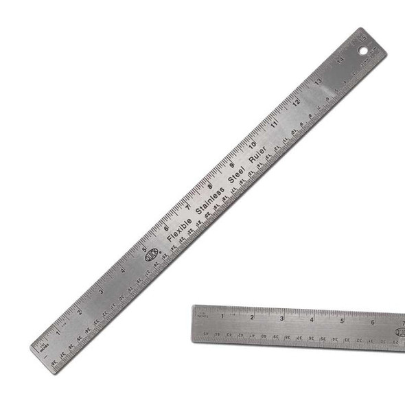 Ruler 12" Stainless Steel/Flexible