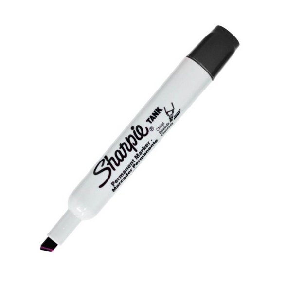 Markers 12ct. Black/Tank-Chisel Tip SHARPIE (6/48) (ASG R4-P24)