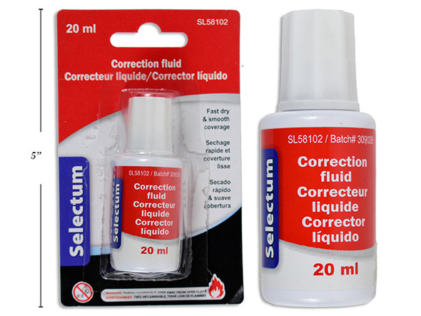Correction Fluid 20ml B/C