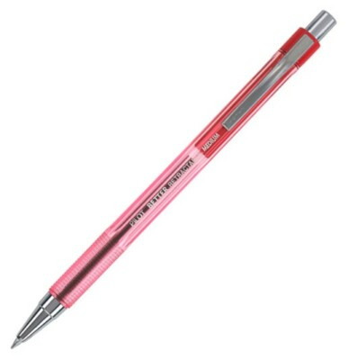 Pen The Better Retractable Red/Medium (Dozen)