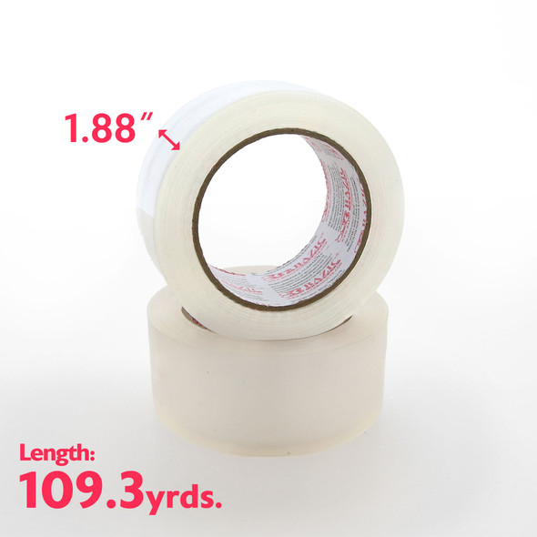 Packing Tape-Clear/Heavy Duty Industrial 1.88" x 109.3 Yards