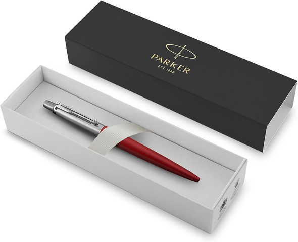 Pen Parker Ballpoint/Stainless Steel-Kensington Red Barrel (3/6)