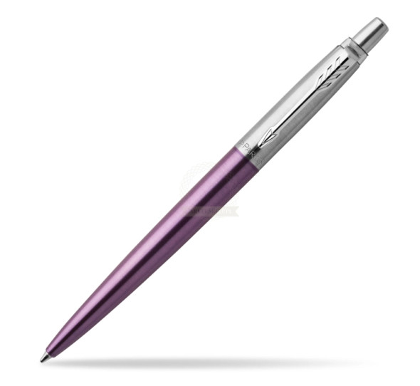 Pen Parker Ballpoint/Stainless Steel-Victoria Violet Chrome Color Barrel (3/6)