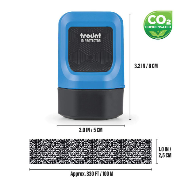 ID Protector+ / Ink Roller for Identity Theft Protection