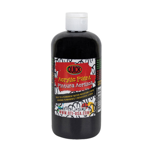 Acrylic Paint 16 oz-Black