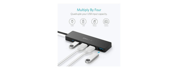 USB Hub-4 Port/Ultra Slim