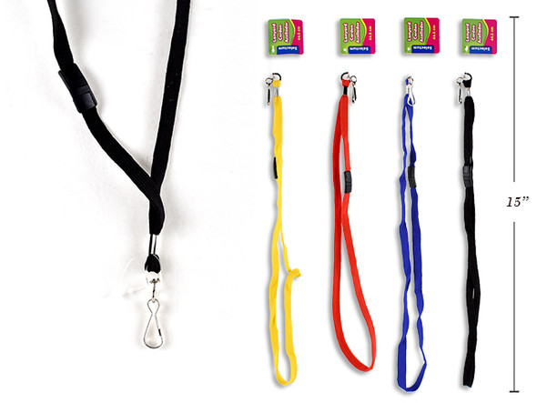Landyard w/Clip Assorted Colors