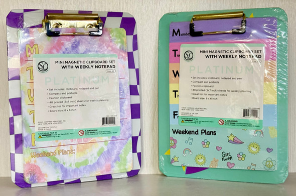 Clipboard w/Pad-Fashion (Mini)