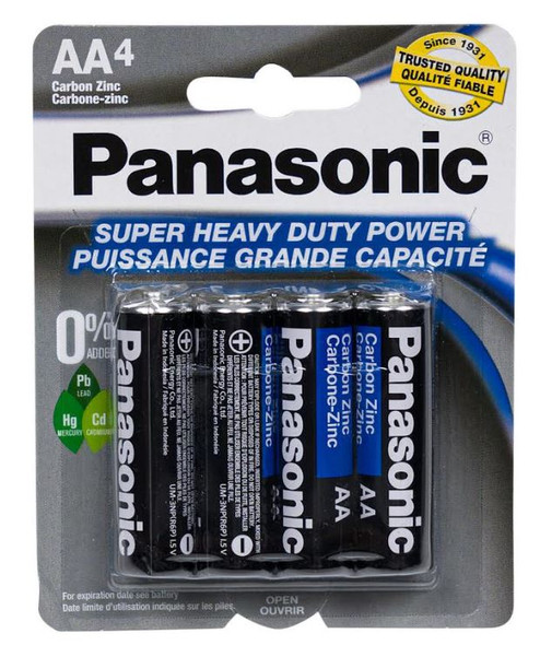 Batteries Panasonic AA-4Pk