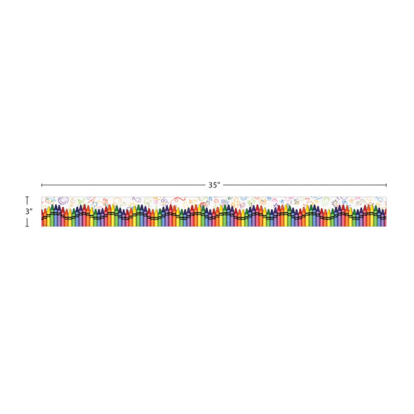 Border-Crayons/Straight