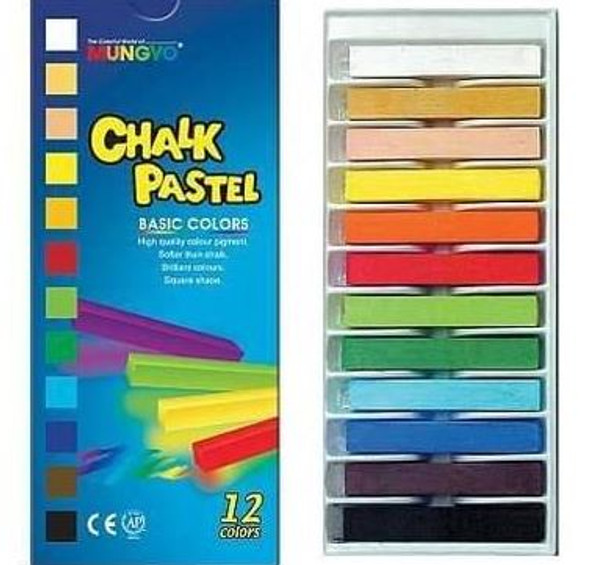 Chalk Pastels Assorted Colors 12Pk