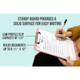 Clipboard w/Low Profile Clip Letter-Retro