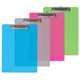 Clipboard w/Low Profile Clip Memo Size 6"x 9"-Plastic