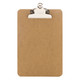 Clipboard w/Spring Clip Memo Size 6"x9"-Wood