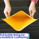 Bubble Mailers-Self-Seal 9.5" x 13.5" (#4) 2Pk