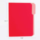 File Folder Letter/Assorted Colors 6Pk