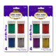 Glitter Shaker 8gr/0.28oz Primary Colors 4Pk
