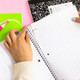 Notebook 5-Subject/Spiral Assorted Colors 150 Sheets