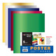 Poster Board 11"x 14" Metallic/Assorted Colors 5Pk
