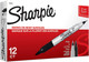 Markers 12Pk Twin Tip Fine & Ultra Fine/Black SHARPIE