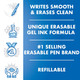 Pen Frixion Clicker-Erasable & Retractable Blue/Fine (Dozen)