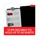 Copyholder- Swing Arm/Adhesive Monitor Mount