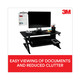 Copyholder- Swing Arm/Adhesive Monitor Mount