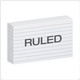 Index Cards 3"x 5" Ruled/White 100Pk (Oxford)