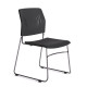 OS Stackable Side Chair with Chrome Frame