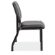 Chair OS Big & Tall | Armless Guest Chair with Black Frame - 23"W