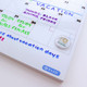 Dry Erase Calendar-Magnetic/Tile-Cubix 14"x 14"
