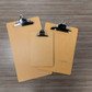 Clipboard w/Spring Clip Legal-Wood