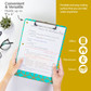 Clipboard w/Low Profile Clip Letter-Retro