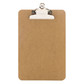 Clipboard w/Spring Clip Memo Size 6"x9"-Wood