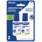 Correction Fluid w/Foam Brush 2Pk
