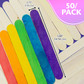 Craft Sticks Colored-Jumbo 50ct.