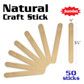 Craft Sticks Natural-Jumbo 50Pk