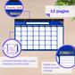 Desk Pad Calendar Undate-12-Month 11" x 17"