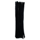 Chenille-Black 12" 25ct.