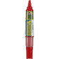 Dry Erase Markers V Board-Red/Chisel Point (Dozen)
