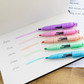 Highlighters Pastels Mini w/Clip 5Pk